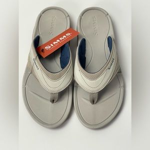 Simms | Shoes | Simms Womens Atoll Flip Flop Sandals Size 8 Stone | Poshmark